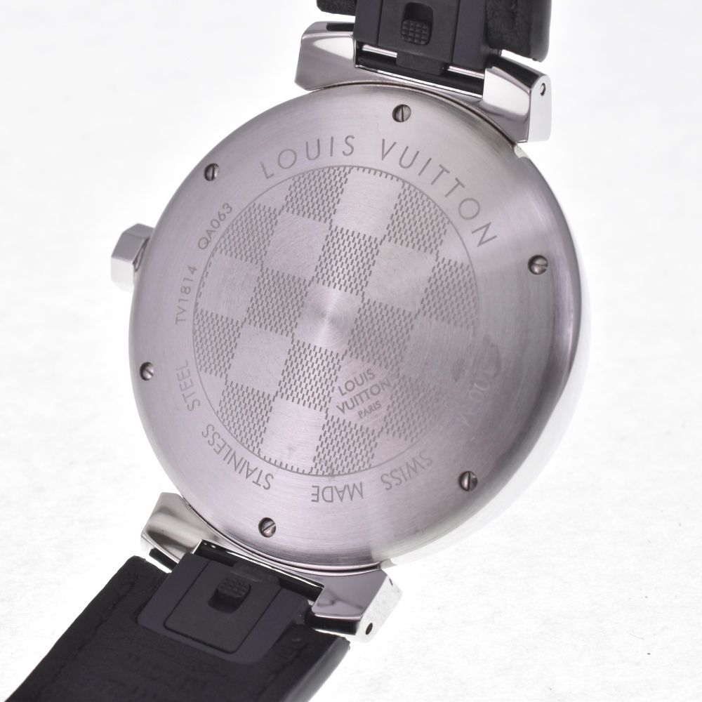 ルイ・ヴィトン LOUIS VUITTON QA063 タンブール GM ダミエ ワールド 
