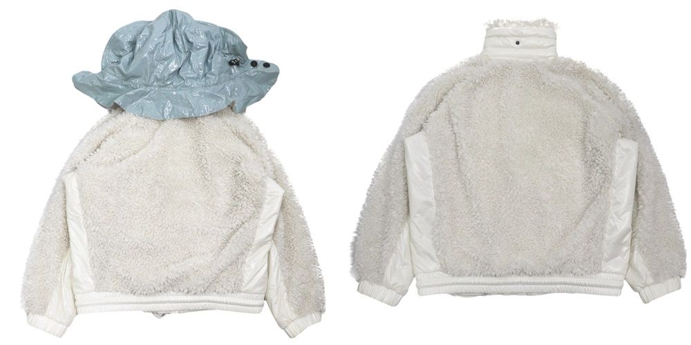 モンクレールグルノーブル 20AW フェイクファー ダウン