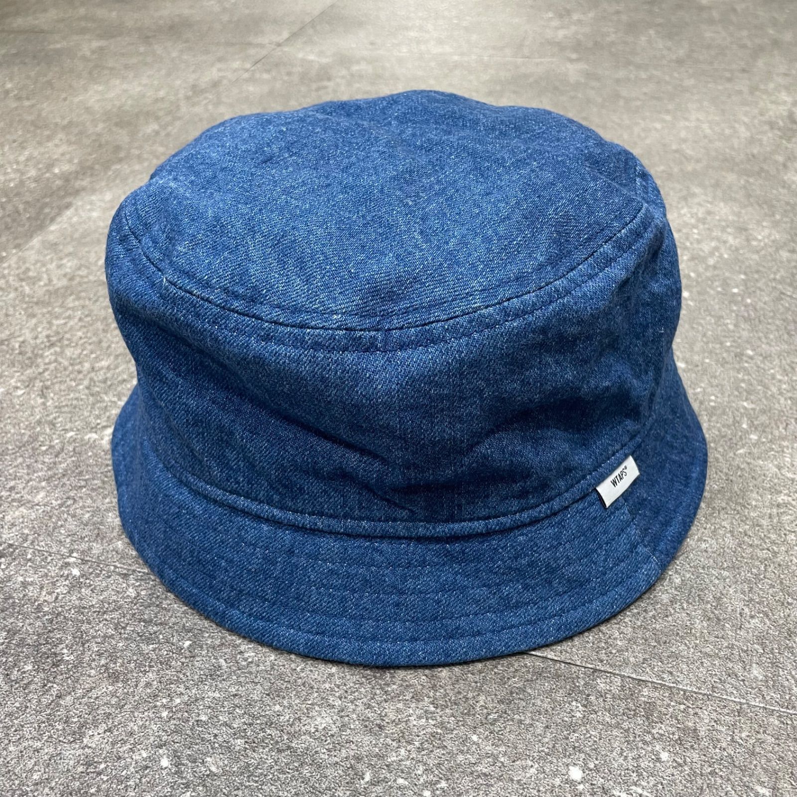 WTAPS 22AW PORKEY 02|HAT|COTTON.DENIM ポーキー デニム バケットハット 帽子 ダブルタップス 222HCDT-HT16 インディゴ系 03 85318A3