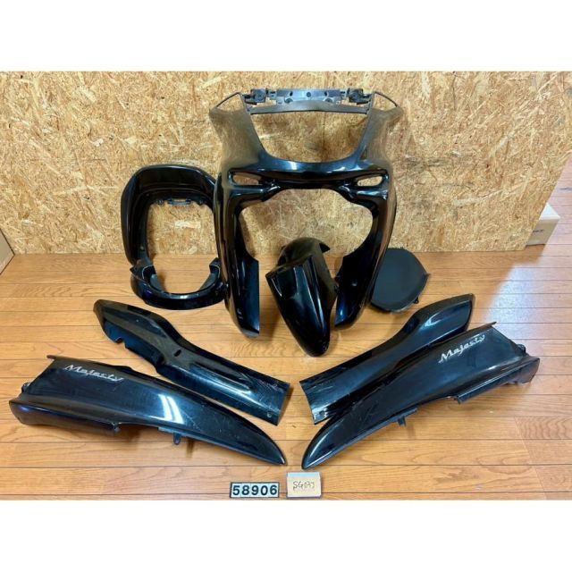 58906 ヤマハ YAMAHA マジェスティ SG03J 外装カウルセット アッパー サイド リア フェンダー 濃紫