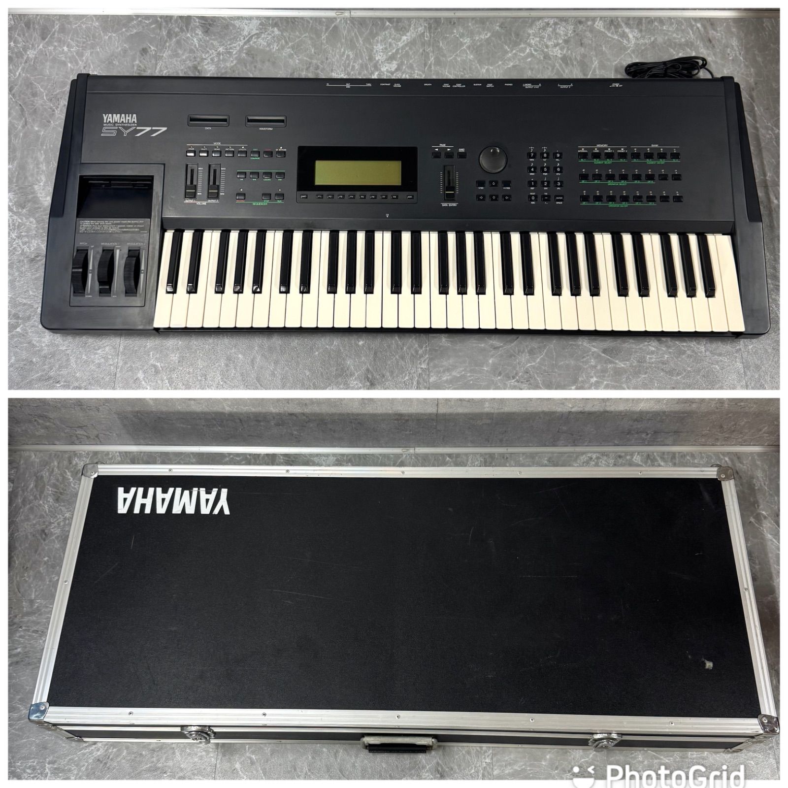 銘機 YAMAHA SY77 シンセサイザー 名機 ハイブリッド音源 動作良好 モデル