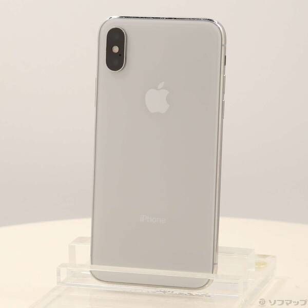 〔中古品〕 iPhoneX 64GB シルバー MQAY2J／A SIMフリー【258】 64GB シルバー iPhoneX (MQAY2J&frasl;A 中古品☆ 訳あり品