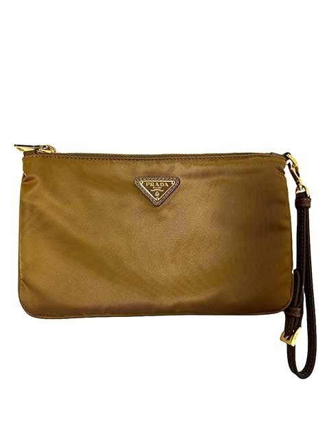 PRADA プラダ ポーチ 1N1868 ナイロンレザーポーチ＿S13＿セルモアから ＿s-0263-r13