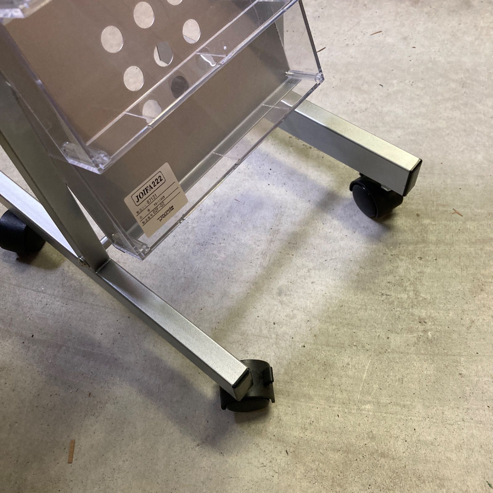 トヨダプロダクツ カタログスタンド 店舗用チラシラック A4 1列