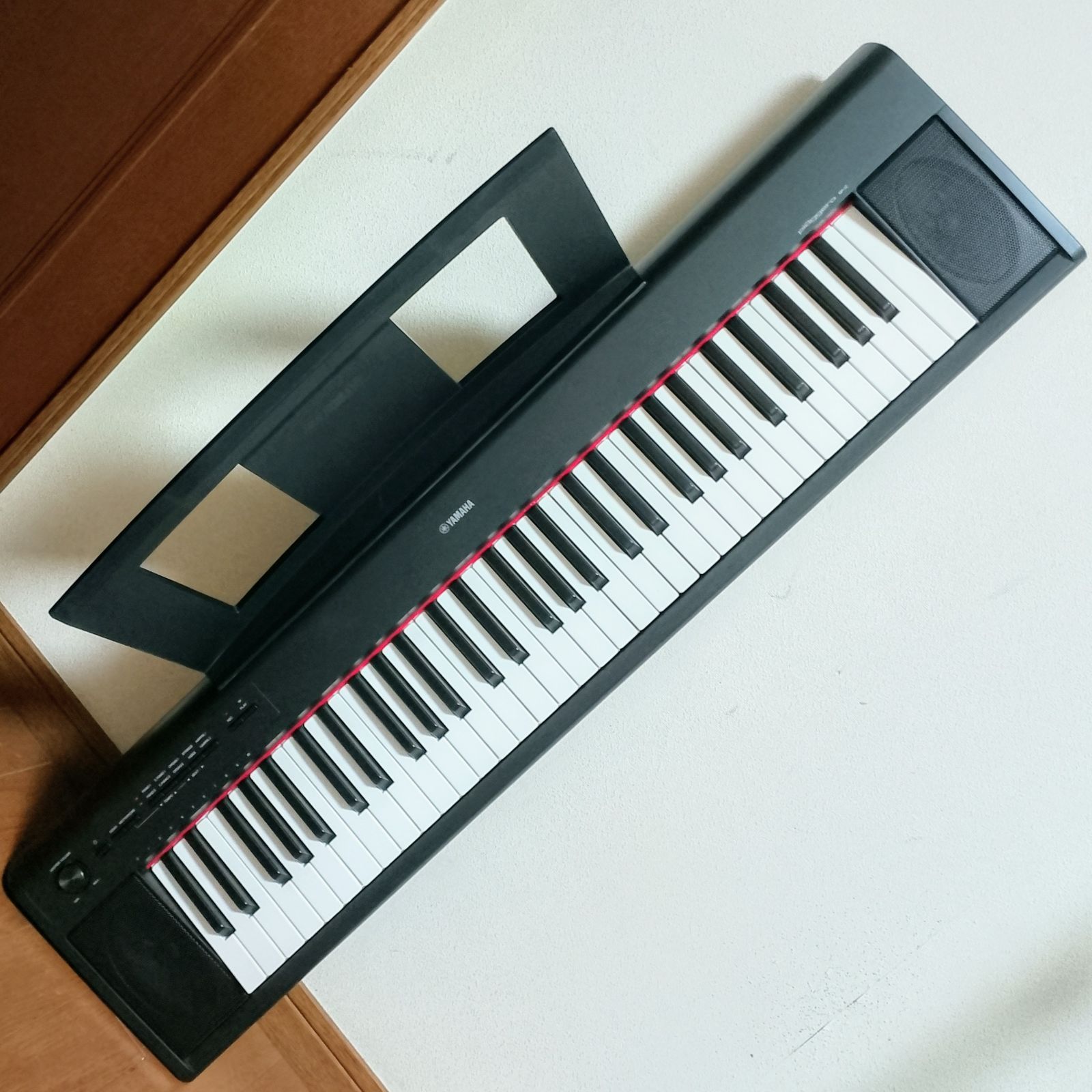 YAMAHA piaggero NP-12BK 61鍵 電子ピアノ - メルカリ