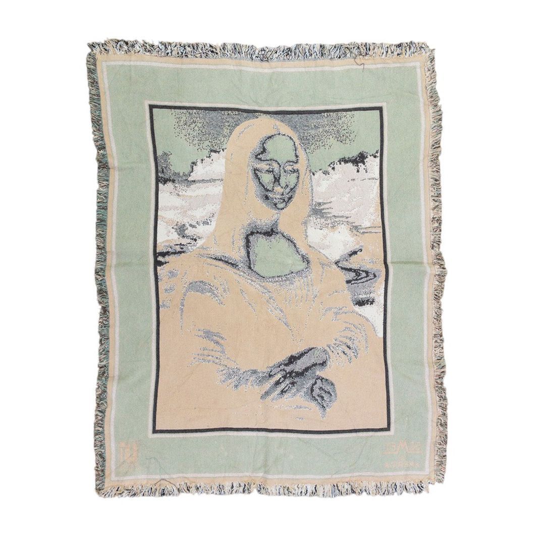 vintageラグ カーペット モナリザ 絵画 ダヴィンチ 825 - メルカリ