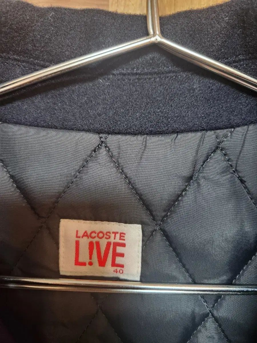 LACOSTE ラコステ ライブ ネイビー ウール ジャケット