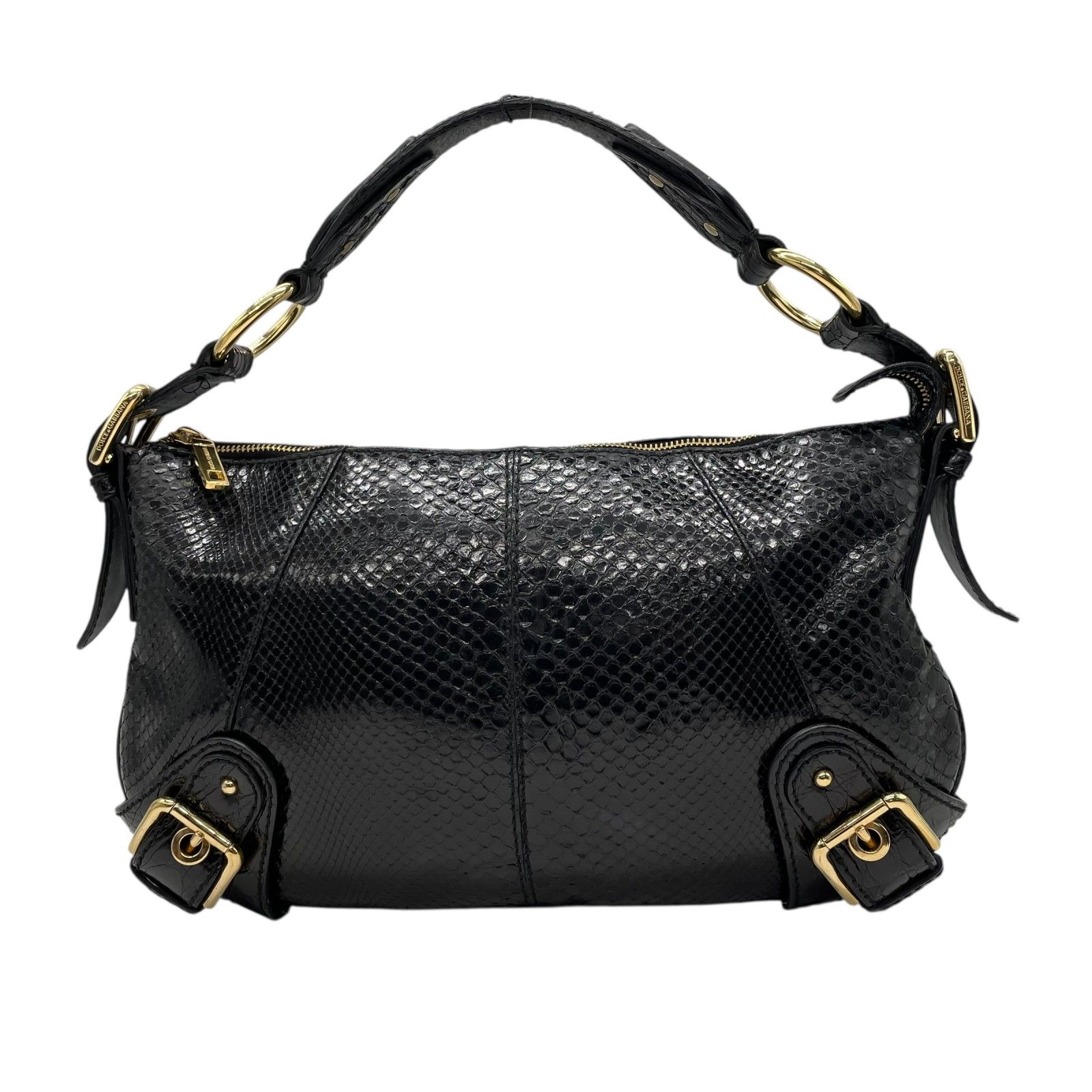 美品 DOLCE＆GABBANA ドルチェ＆ガッバーナ ハンドバッグ 黒