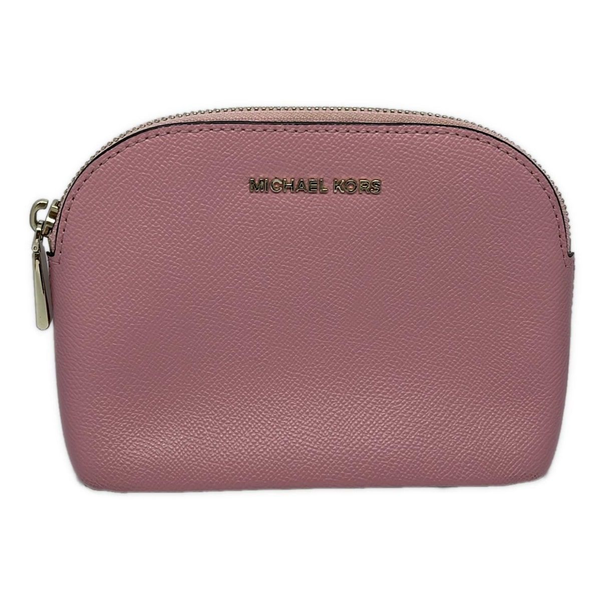 マイケルコース　michael kors ポーチ　メイク　ピンク　キラキラ　ラメ MICHAEL KORS マイケルコース コスメポーチ レザー モノグラム