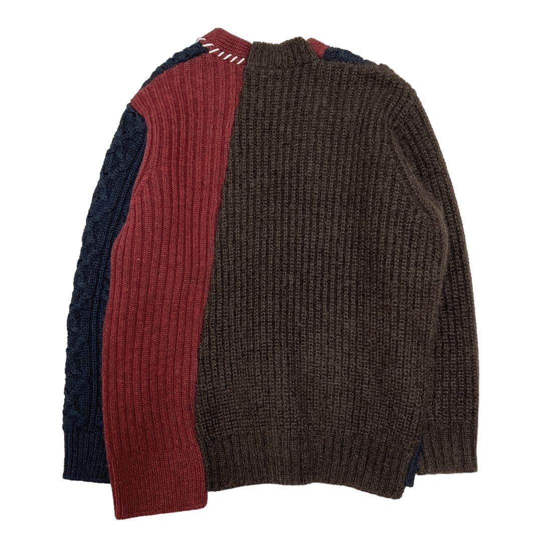 カラー　20AW kolor DOCKING KNIT CARDIGAN Kolor 20AW Docking Knit Cardigan - メルカリ