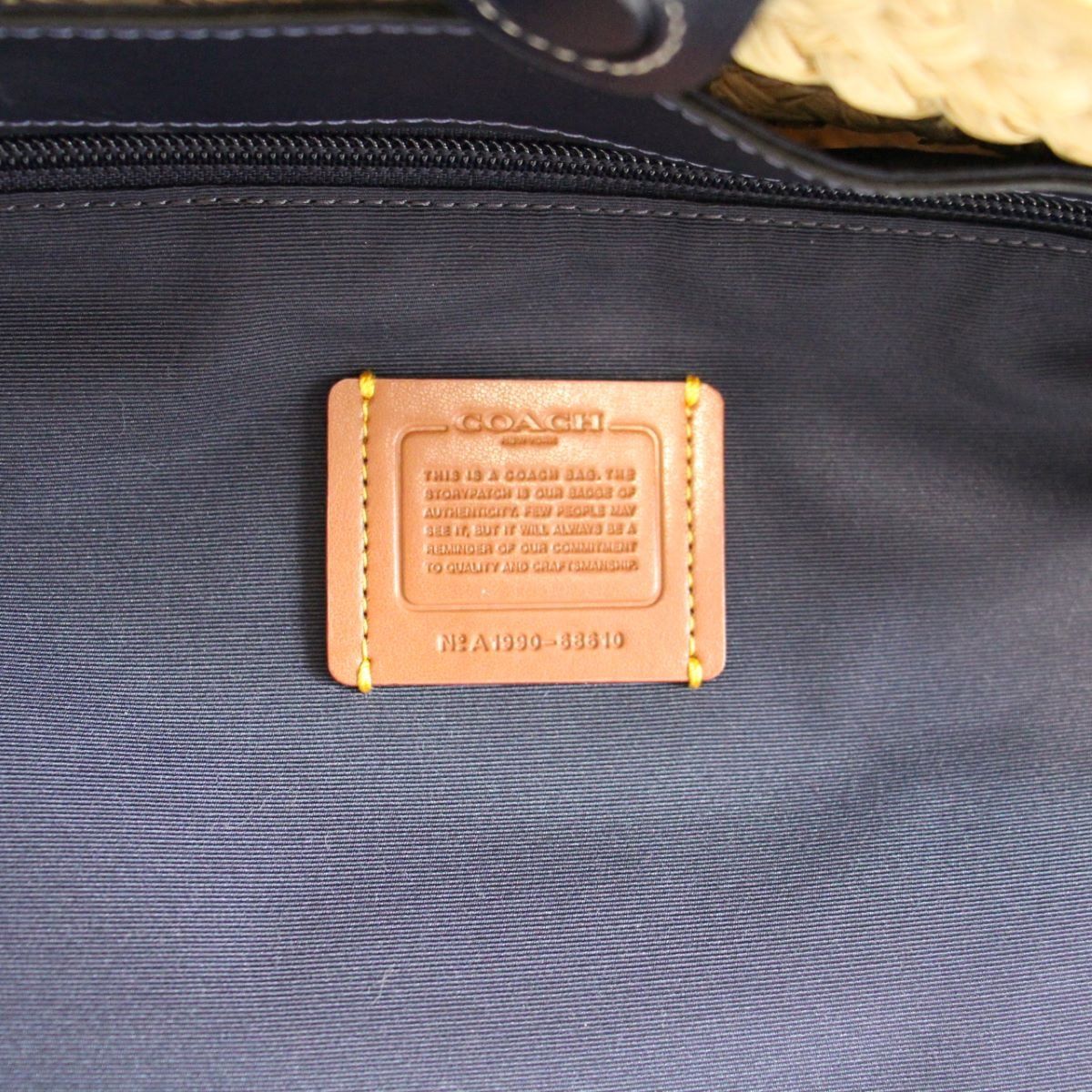 COACH コーチ フラワー ティーローズ ストローバッグ カゴバッグ  