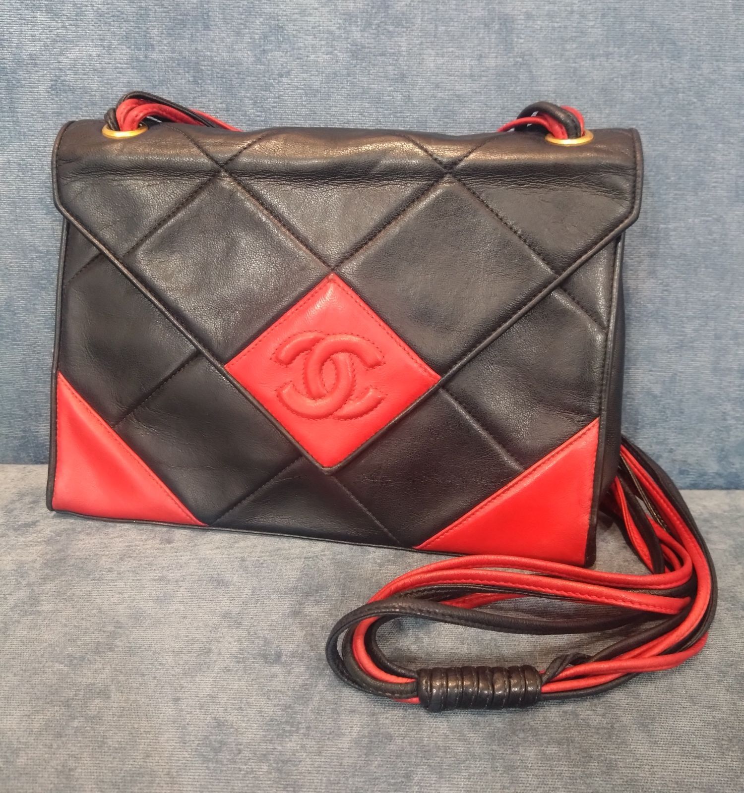 922 激レア！CHANEL ヴィンテージ シャネル ラムスキン マトラッセ 