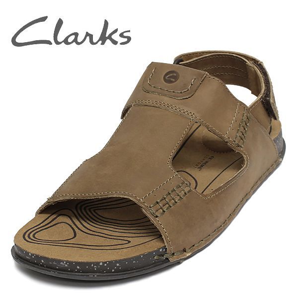 新品 クラークス メンズ サンダル レザー 革 靴 シューズ CLARKS CRESTVIEW BAY