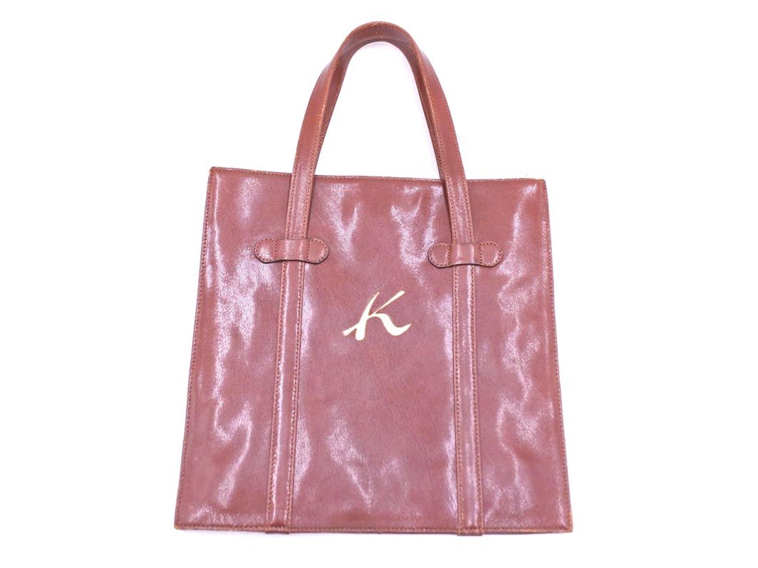 Kitamuraトートバッグ 美品] Kitamura☆キタムラ トートバッグ ッグ レザー ポーチ付き
