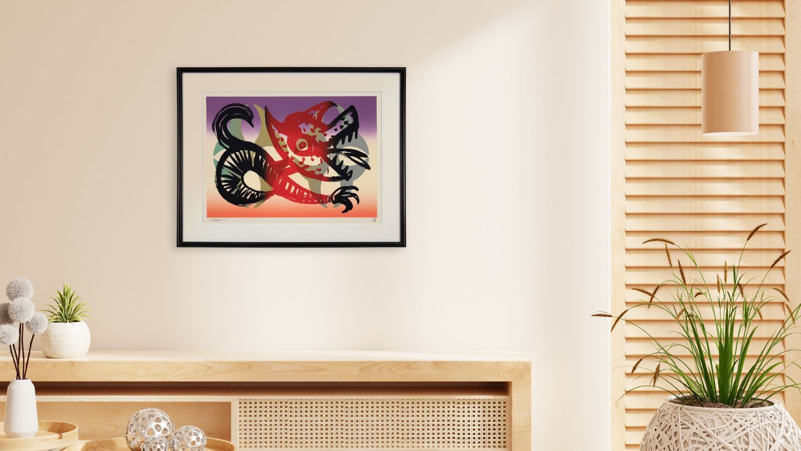 竹澤イチロー 「子ギツネ」 シルクスクリーン 版画 絵画 竹澤イチロー 「子ギツネ」 シルクスクリーン 版画 絵画 - メルカリ