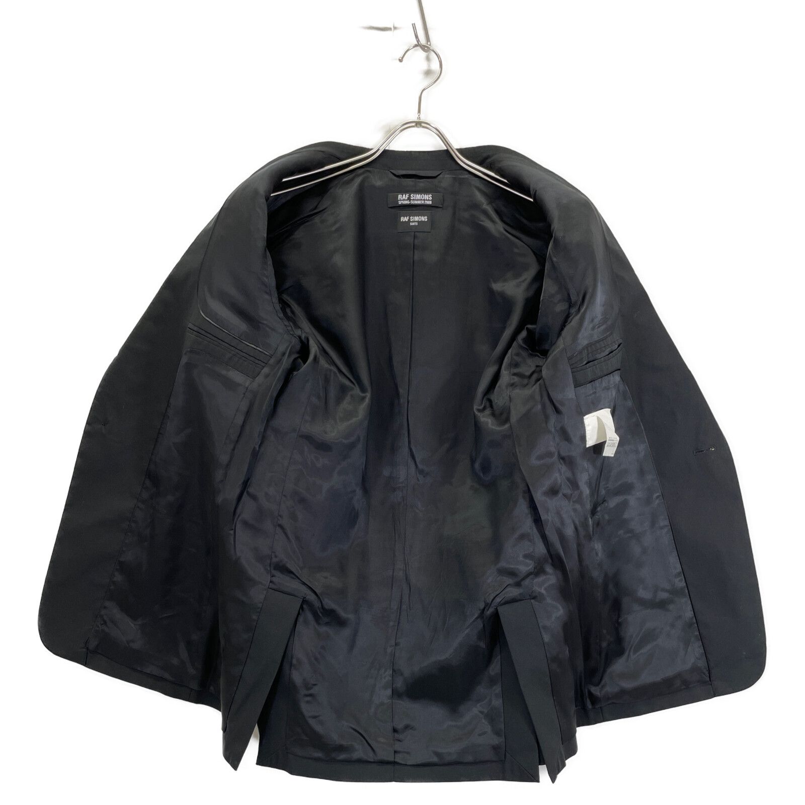 RAF SIMONS ラフシモンズ 2008年 ブラック スプリングサマー ジャケット/パンツ セットアップ 48 - メルカリ