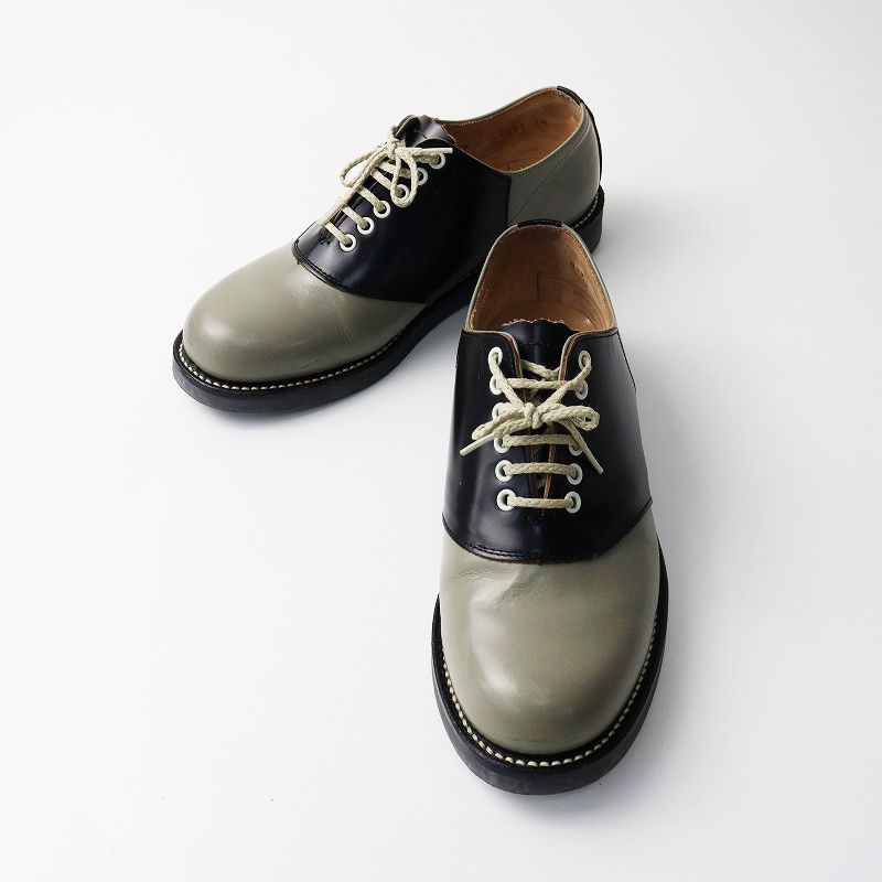 【返品OK】リーガル　　2051　サドルシューズ　ブラックソーテル　ビジネス　冠婚葬祭　【REGAL】 極美品REGAL リーガル サドルシューズ 2051 ブラック×ソーテル 25cm