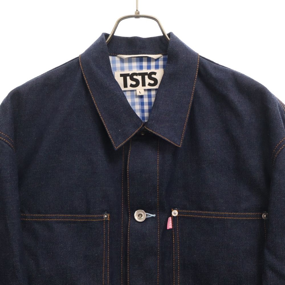 TSTS (ティーエスティーエス) 24AW 2GINGHAM LINING DENIM JACKET