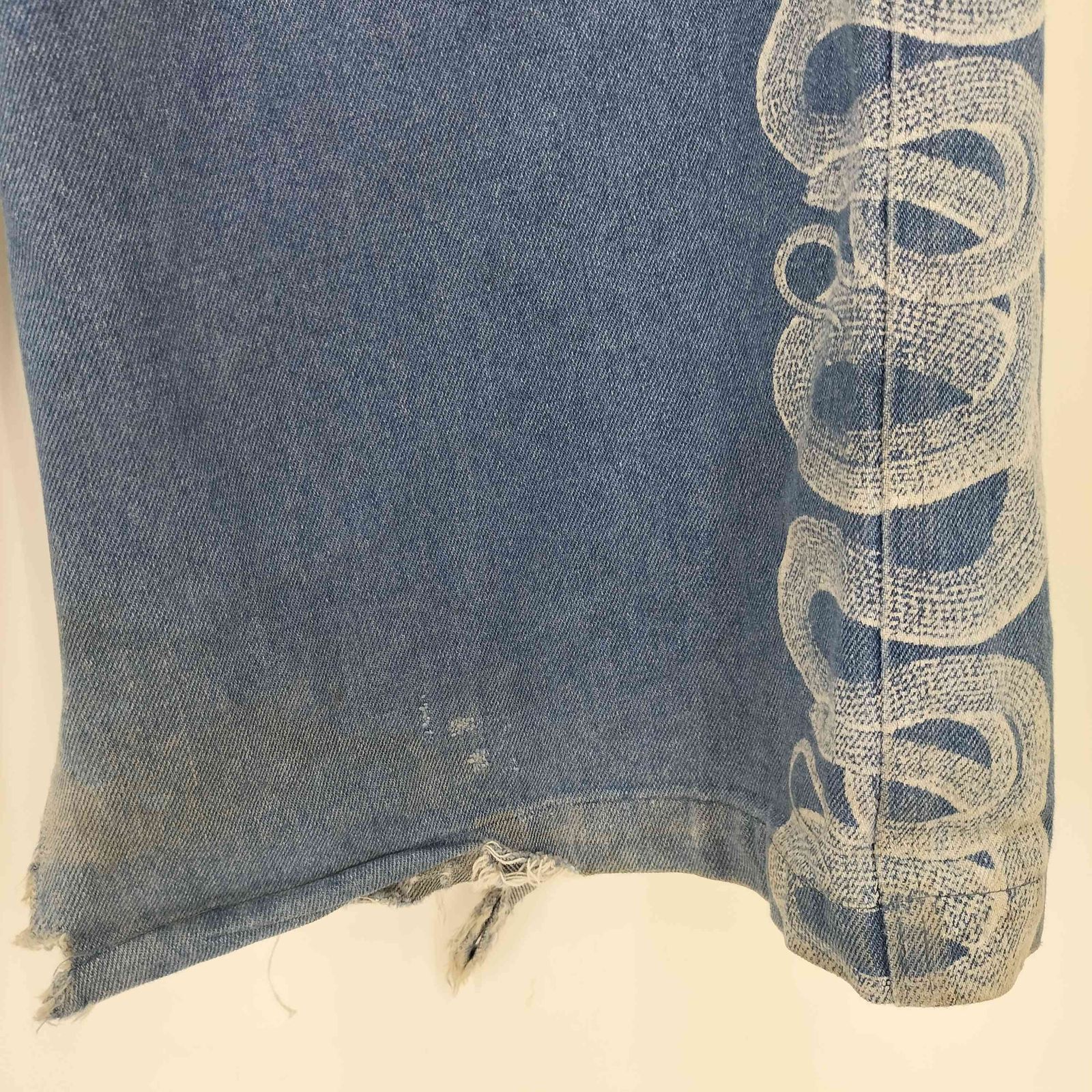 ヒステリックグラマー HYSTERIC GLAMOUR SNAKE BAGGY DENIM PANTS 