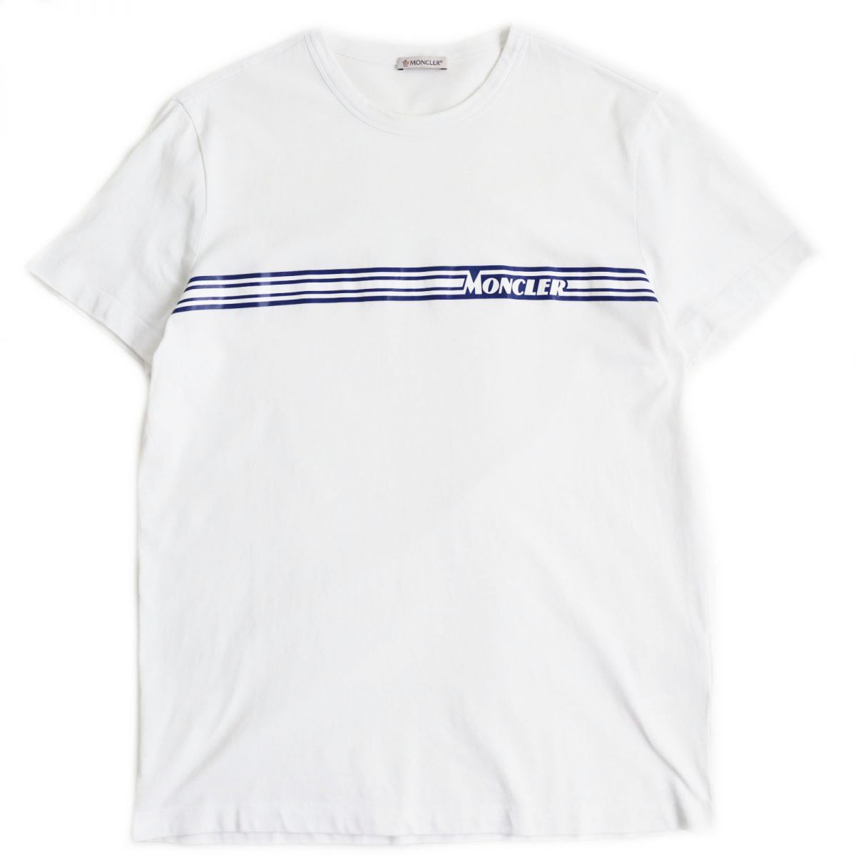 極美品○20SS MONCLER モンクレール MAGLIA T-SHIRT ロゴプリント 半袖 