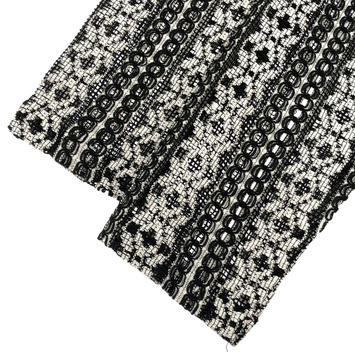 sara mallika サラ マリカ 25SS COTTON BORDER LACE TOP コットン 