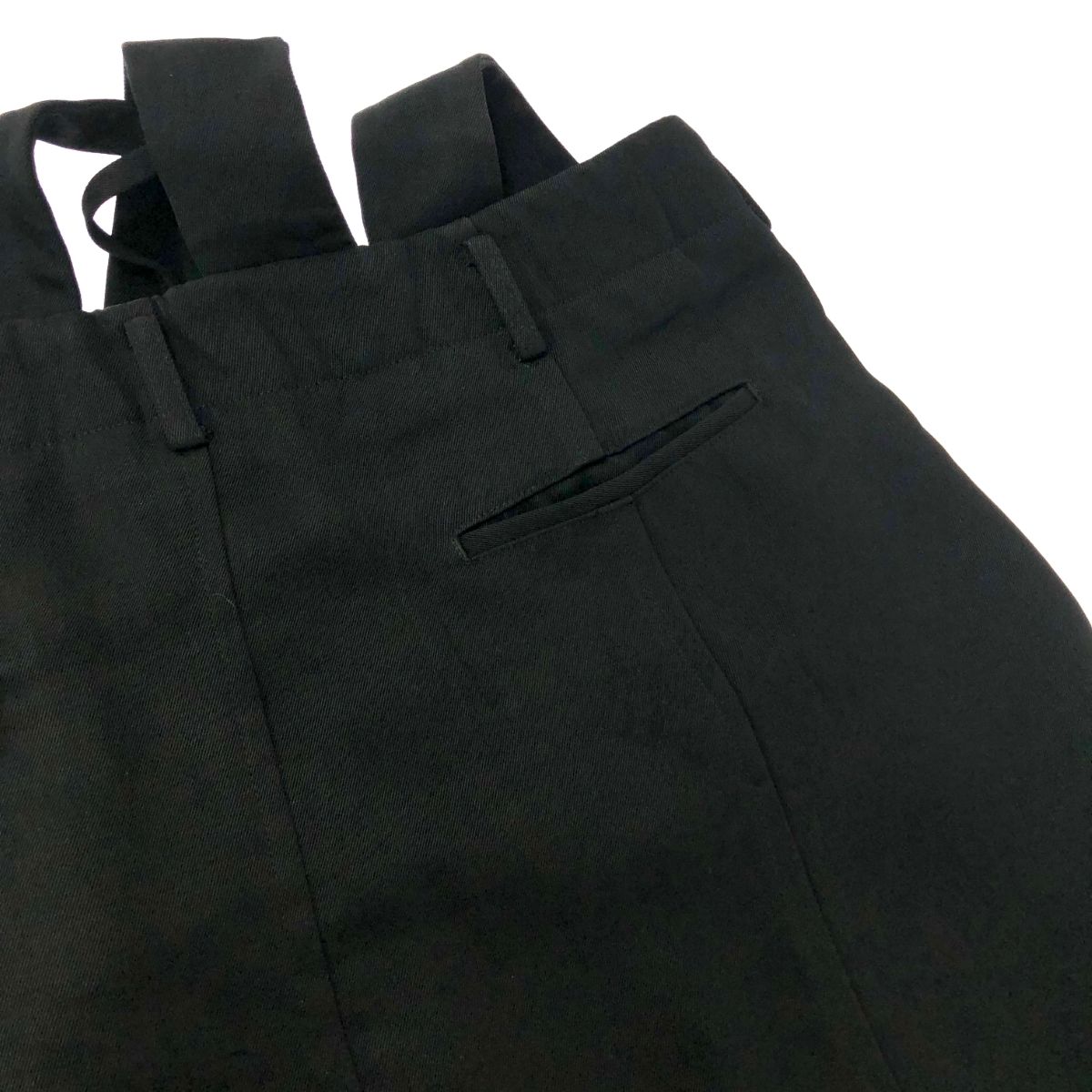 BLACK COMME des GARCONS 22SS 吊りサルエルパンツ BLACK COMMEdesGARCONS 22SS 吊りサルエルパンツ BLACK COMME DES GARCONS