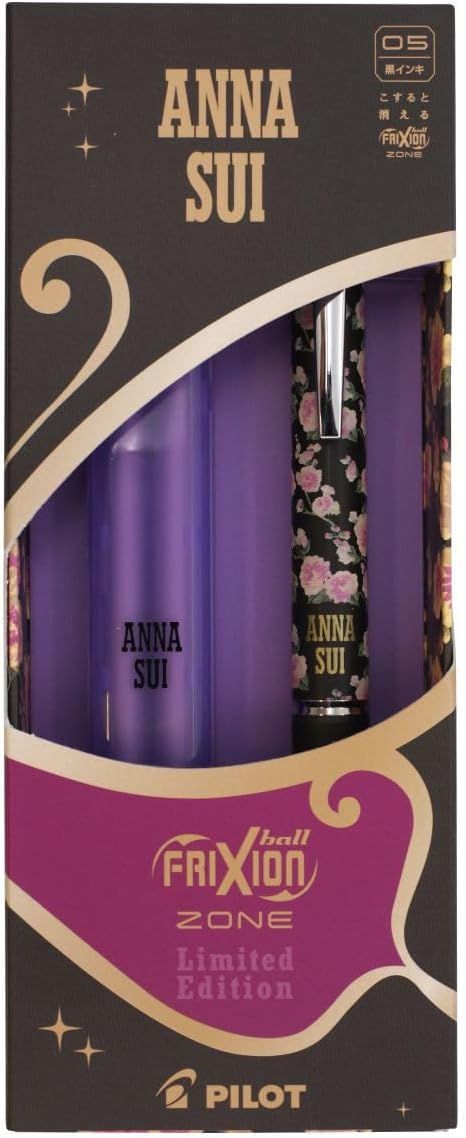 PILOT フリクションボール ノックゾーン ANNA SUI/アナスイ ギフトセット【ローズブラック】