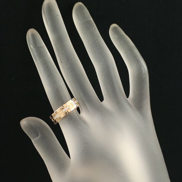 カルティエ リング ダイヤ ダイヤモンド タンクフランセーズ SM 51号  