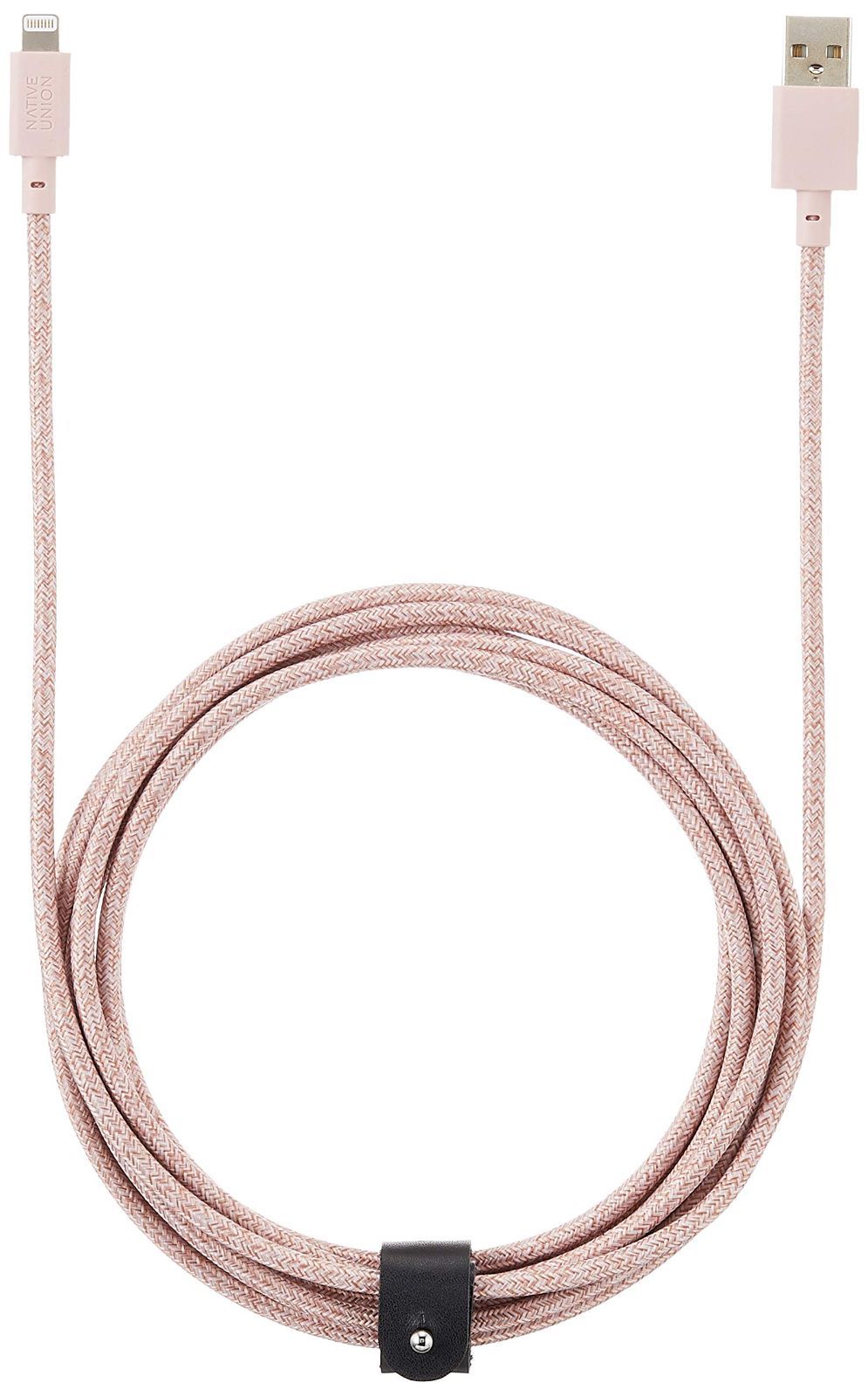 ネイティブユニオン] iPhone充電ケーブル Lightning ライトニング ケーブル BELTCABLE ROSE 3m