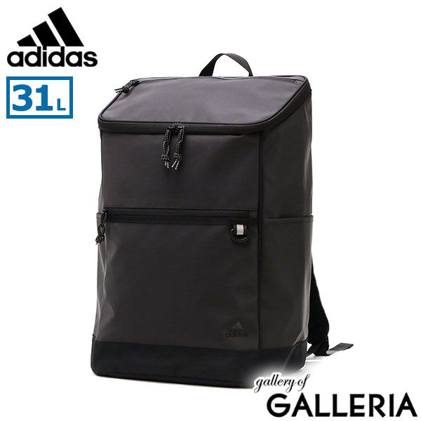 セール30%OFF アディダス リュック メンズ レディース 大容量 ブランド 通学 adidas 軽量 ボックス型 男子 女子 B4 A4 31L バックパック 68252 新作 2024 ブラック×ブラック