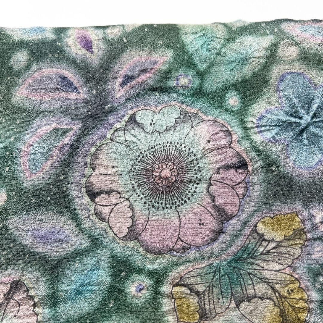 桐屋翠山工房　銀通し　辻ヶ花　ぼかし　訪問着　着物　041a p 桐屋翠山工房 銀通し 辻ヶ花 ぼかし 訪問着 着物 041a p - メルカリ