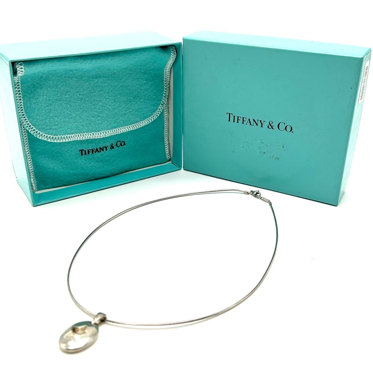 ☆TIFFANY ＆ Co ティファニー チョーカー ネックレス シルバー925 1999 星 モチーフ ピアストスター  ブランドシェルターヴィンテージ - メルカリ