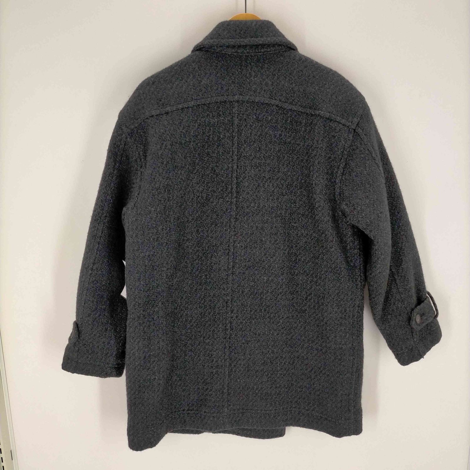 キャシャレル cacharel ツイードピーコート レディース JPN：L - メルカリ