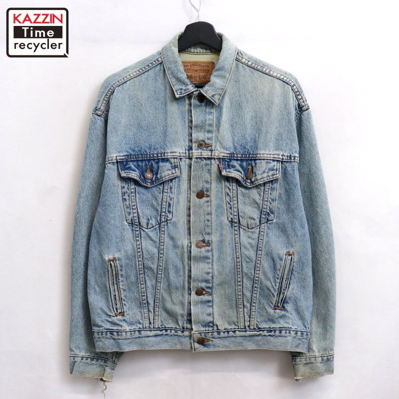 90s USA製 vintage Levi's 57510 デニムジャケット メンズ 表記XL