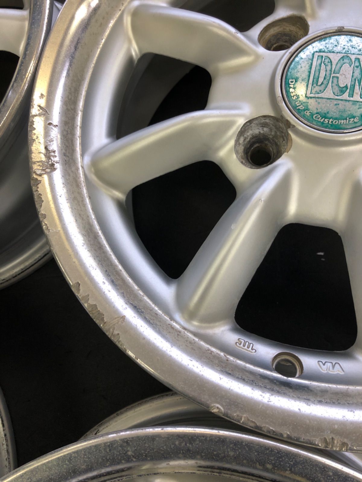 ダイハツ純正アルミホイール DCN ミラジーノ 13インチ - メルカリ