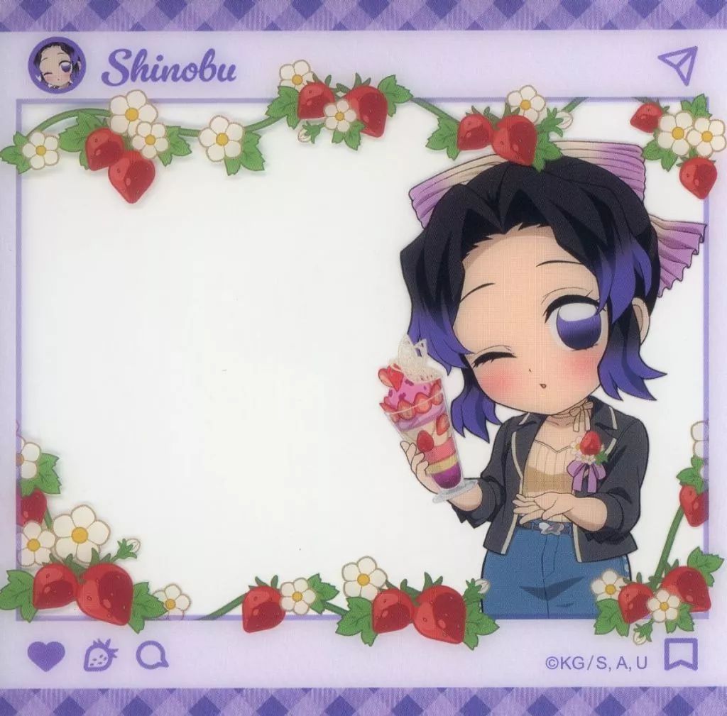 中古】キャラカード 胡蝶しのぶ 「鬼滅の刃 Strawberry Festival2025