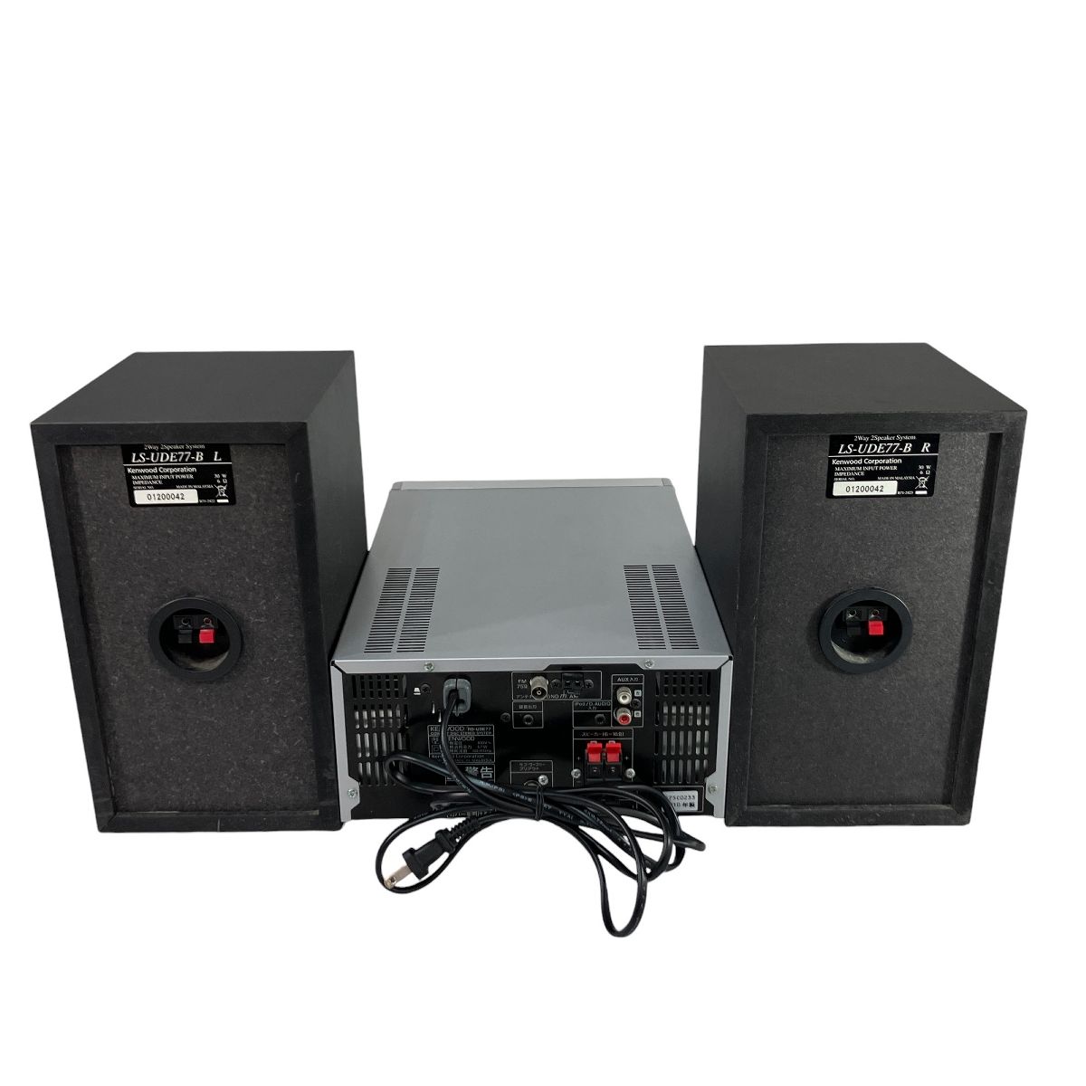 KENWOOD RD-UDE77 LS-UDE77-B コンポ スピーカー オーディオ 音響 ケンウッド N9155922 - メルカリ