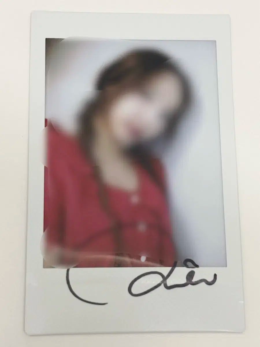 TWICE ナヨン チェキ ポラ TWICE ナヨン 直筆サイン入りチェキ FCくじ