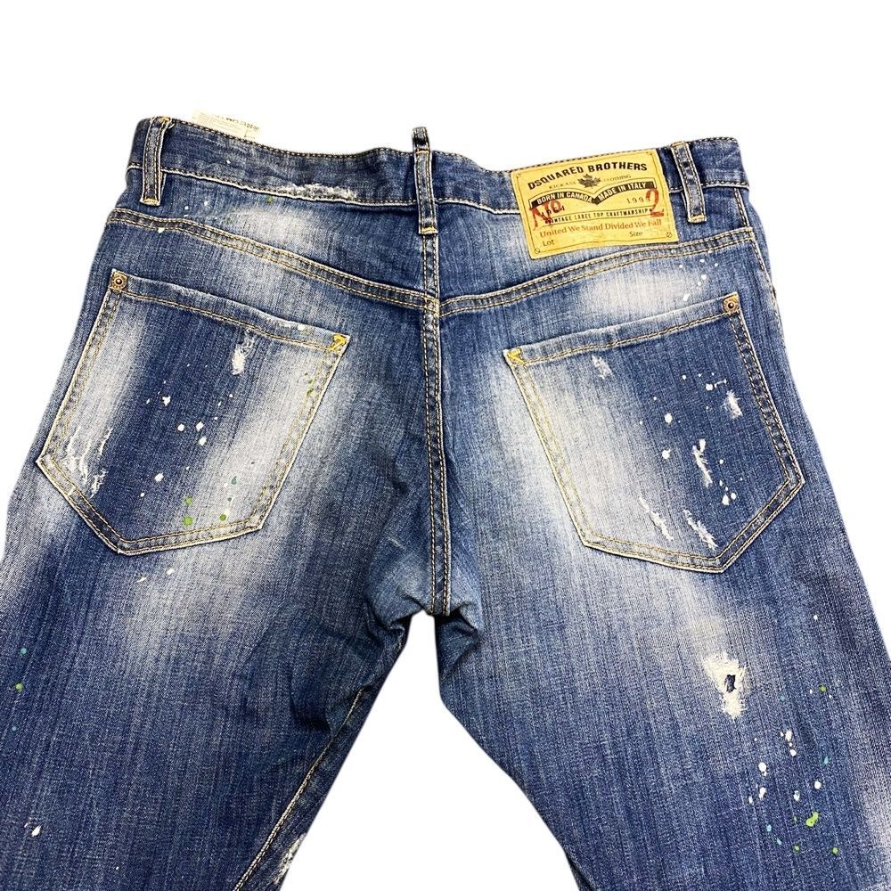 DSQUARED2 デニムパンツ サイズ44 イタリア製 ダメージ加工 22AW