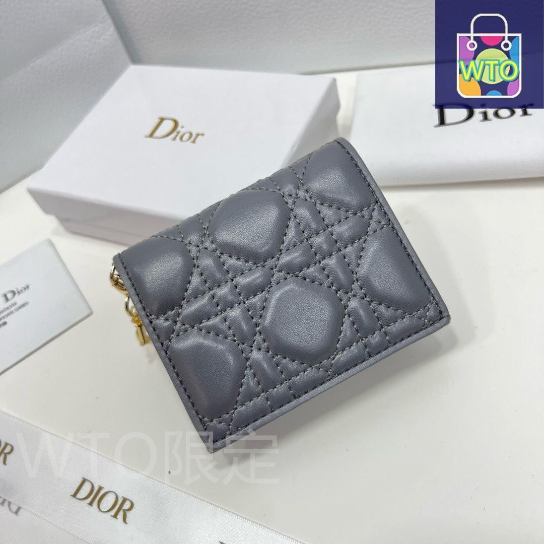 Diorミニ財布❗️最終値下げ❗️ 本日限定WTO】Dior ミニレディディオール財布 秋冬新作 ブラック