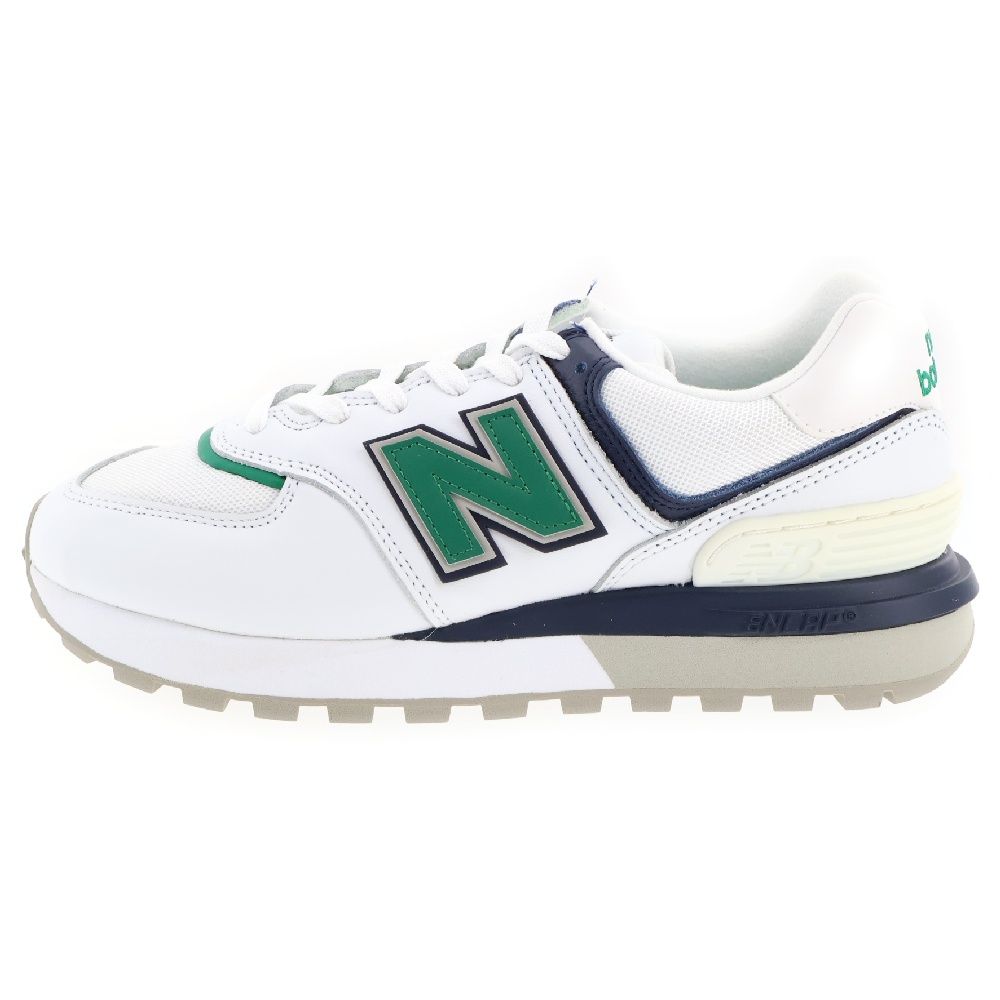 New Balance (ニューバランス) U574LGBE × BEAMS BOY IS A CLASSIC MADE DOUBLE ビームスボーイ イズ ア クラシック メイド ダブル ローカットスニーカー ホワイト US8.5/26.5cm