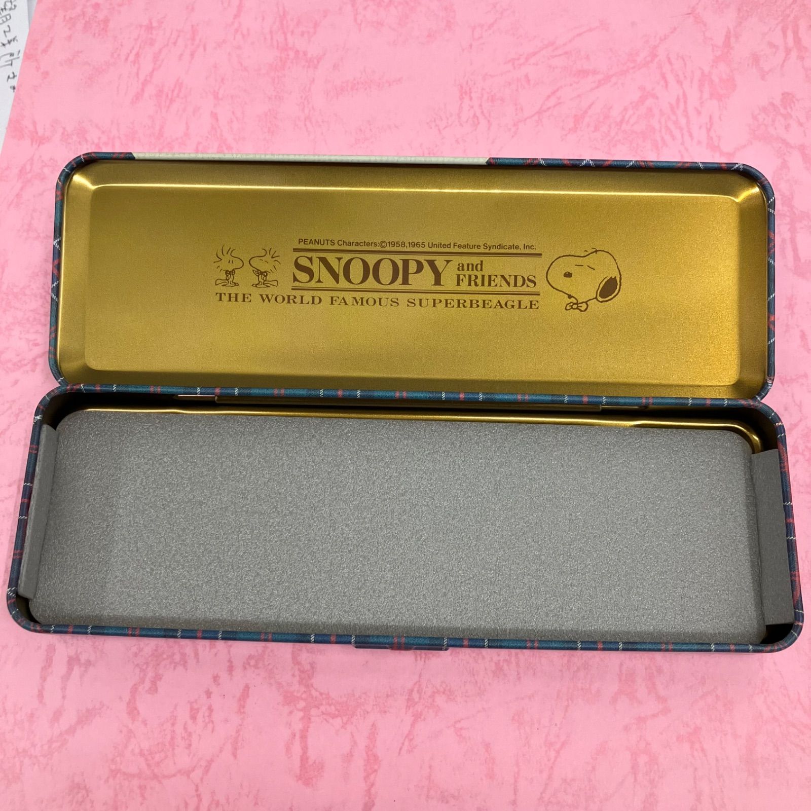 希少！新品スヌーピー ペンケース 筆箱 ホールマーク ヴィンテージ　1965年 希少！新品スヌーピー ペンケース 筆箱 ホールマーク