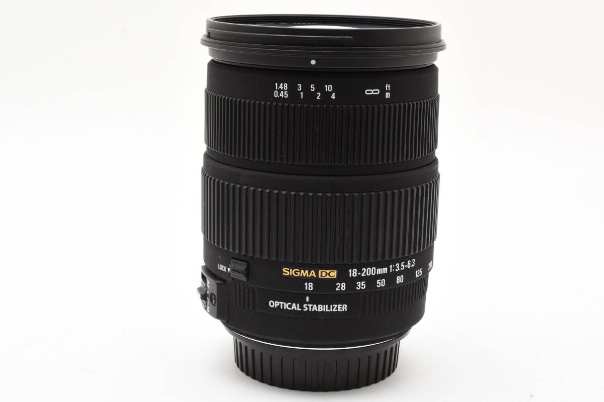 美品 Canon Sigma 18-200mm DC OS キャノン #8333 Amazon.com : Sigma 18-200mm f/3.5-6.3 DC Auto Focus OS