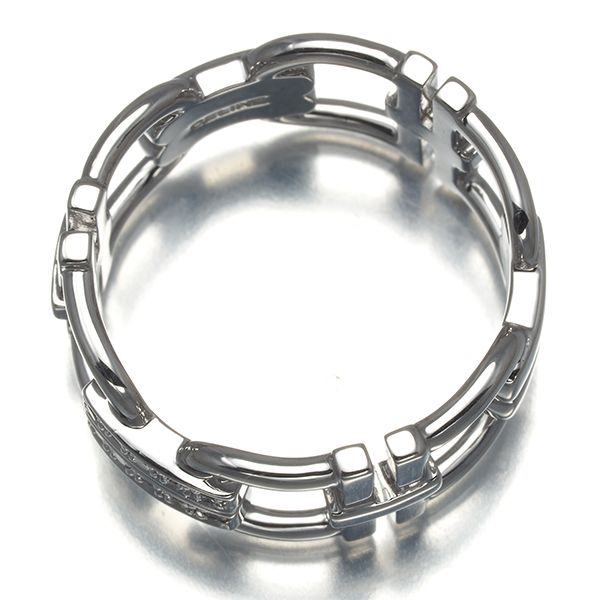 セリーヌ リング ダイヤ ダイヤモンド ホースビット 11号 K18WG  