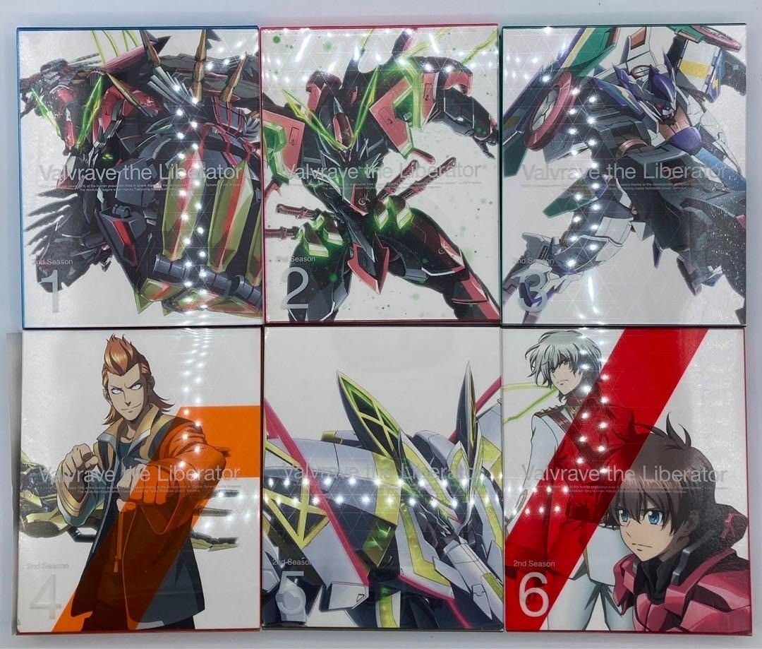Blu-ray】革命機ヴァルヴレイヴ 完全生産限定版 1期+2期 全巻 12巻 #nn