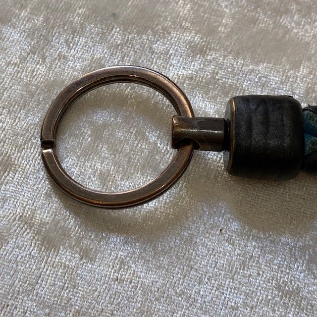 Bottega Veneta レザーキーホルダー Bottega Veneta 編み込みレザー