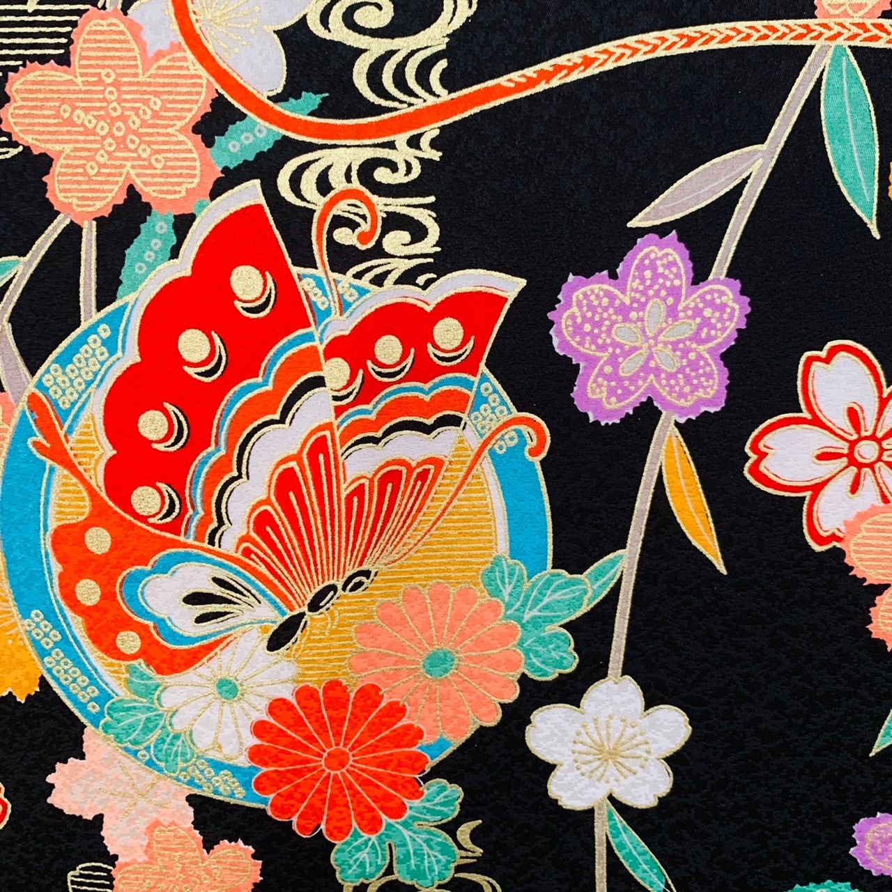 👘 ひな祭り 新品❣️正絹 七五三着物生地 タペストリー 掛け軸 👘 ひな祭り 新品❣️正絹 七五三着物生地 タペストリー 掛け軸