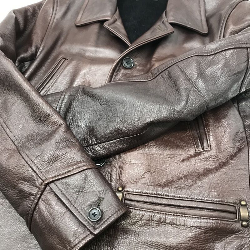 by GLAD HAND レザージャケット 牛革 カウレザー 革ジャン BYGH-14-AW