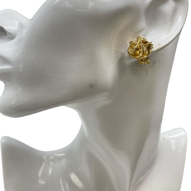 BOTTEGA VENETAシルバー キュービックジルコニア スタッドピアス BOTTEGA VENETA ボッテガヴェネタ スターリングシルバー