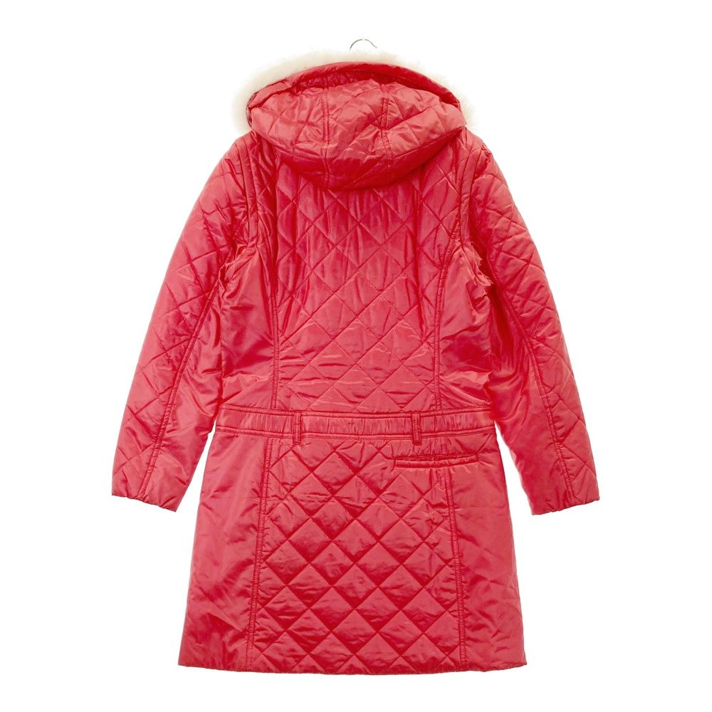 未来的な サイズ LL CALLAWAY キャロウェイ 2WAY フード付 中綿ジップワンピース チェッカー柄 ピンク系 240101491417 ゴルフウェア レディース ストスト